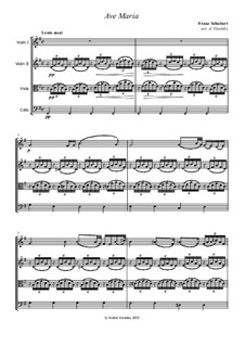 Quintet version: para quartetos de cordas by Franz Schubert