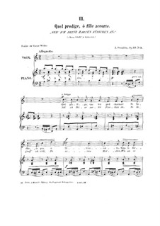Five Romances for Voice and Piano, Op.23: Nr.3 Seh' ich deine zarten Füsschen an by Johan Svendsen