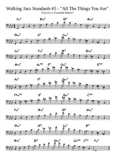 All The Things You Are Lesson: Exercise 2: Extended Matrix by Jared Plane