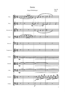 Entrèe, Op.03: Entrèe by Jürgen Pfaffenberger