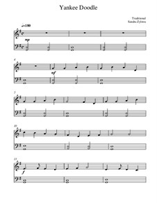Yankee Doodle: Para Piano by folklore