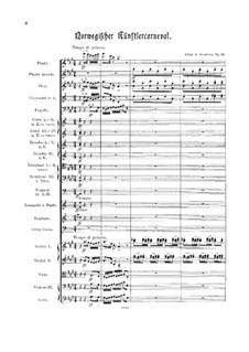 Norwegian Artists' Carnival, Op.14: para orquetra by Johan Svendsen