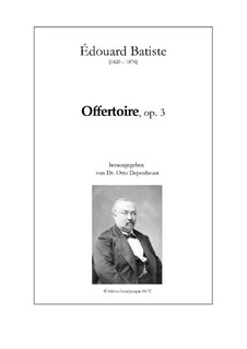 Offertoire, Op.3: Offertoire by Edouard Batiste