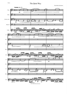 The Quiet Way: For woodwind quartet and guitar by David W Solomons