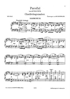 Good Fridey Magic: para harmonica e piano - parte harmonica by Richard Wagner