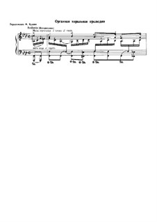 Ich ruf' zu dir, Herr Jesu Christ (I Call on Thee, Lord), BWV 639: Para Piano by Johann Sebastian Bach