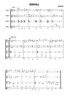 Signora: Quartet for Guitars, Op.5a by BOUROFF