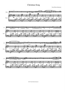 Christmas Song: para flauta e piano by David W Solomons