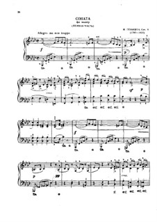 Sonata in F Minor, Op.9: Sonata in F Minor by Iosif Iosifovich Genishta