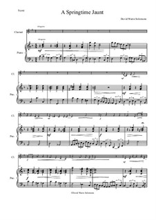 A Springtime Jaunt: para clarinete e piano by David W Solomons