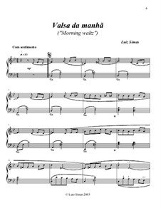 Valsa da Manhã (Morning Waltz): Valsa da Manhã (Morning Waltz) by Luiz Simas