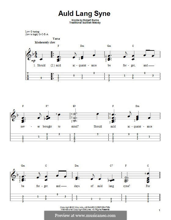 Vocal-instrumental version (printable scores): para ukulele by folklore