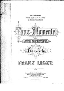 Tanz-Momente: arranjo para piano by Johann Herbeck