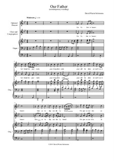 Our Father: In Dorian mode with organ and optional descant by David W Solomons