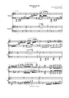 Polygenia II for two pianos: Polygenia II for two pianos by Gerasimos Pylarinos