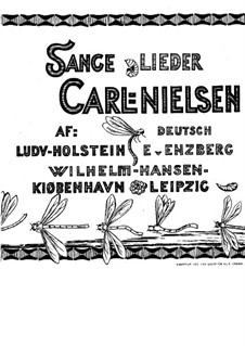 Six Songs, FS 18 Op.10: Para vocais e piano by Carl Nielsen