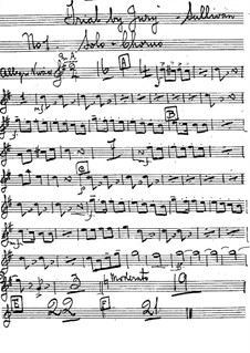 Trial by Jury: parte Cornetas by Arthur Seymour Sullivan