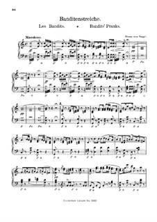Overture to 'Bandits' Pranks': Para Piano by Franz von Suppé