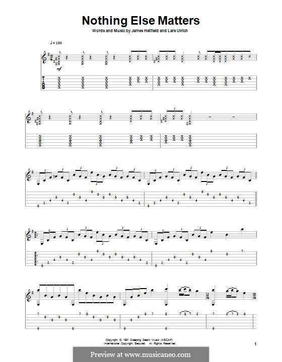 Nothing Else Matters (Metallica) por J. Hetfield, L. Ulrich em músicaNeo