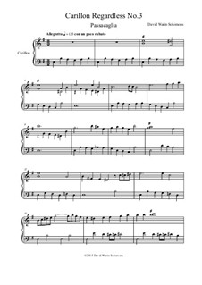 Carillon regardless: No.3 Passacaglia by David W Solomons
