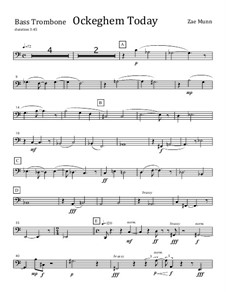 Ockeghem Today: partes by Zae Munn