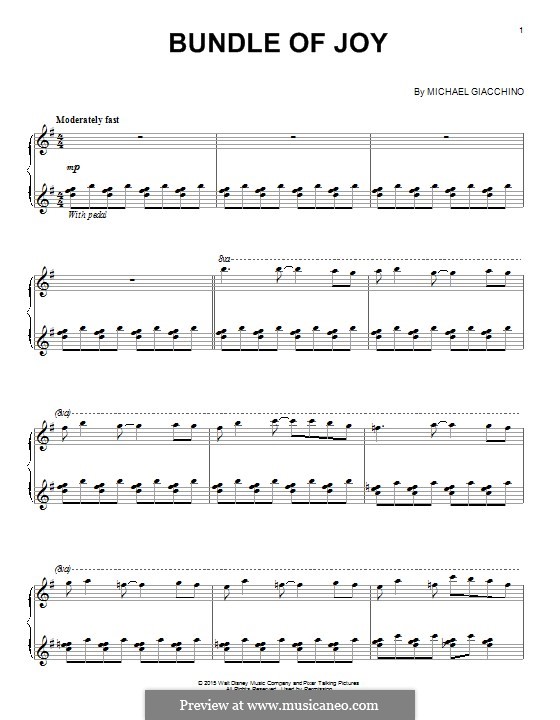 Bundle Of Joy Por M Giacchino Partituras On M sicaNeo