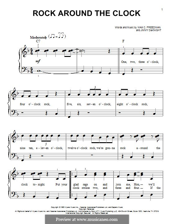 Rock Around the Clock (Bill Haley and His Comets) por J. DeKnight, M.C. Freedman em músicaNeo