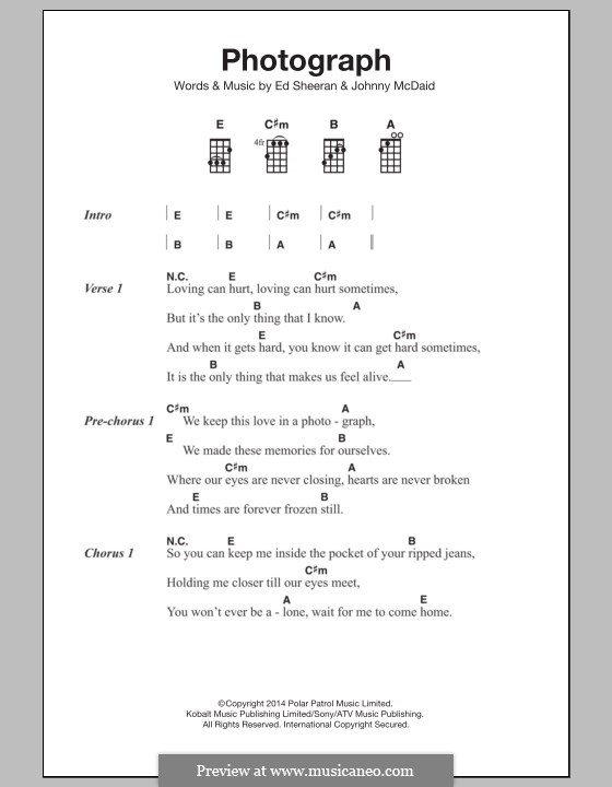 Photograph: para ukulele by Ed Sheeran, John McDaid