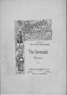 Serenade: Waltzes, for piano by Victor Herbert