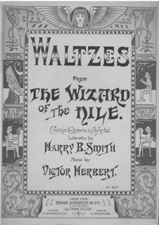 Wizard of the Nile: Waltzes, for piano by Victor Herbert