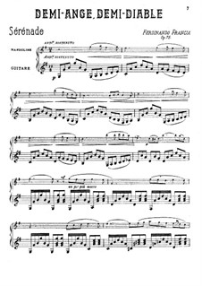 Demi-Ange, Demi-Diable, Op.75: For mandolin and guitar by Ferdinando Francia