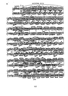 Six suites d’etudes pour le pianoforte, Op.15: Suite IV by Ferdinand von Hiller
