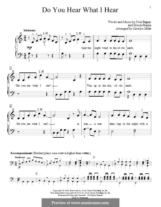 Piano version: para um único musico (Editado por H. Bulow) by Gloria Shayne, Noël Regney