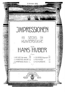 Six Pieces: No.3 Intermezzo by Hans Huber