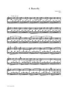 Heartlands - Seven Pieces for Piano: No.4 Butterfly by Stephen Rees, Jenny Rees