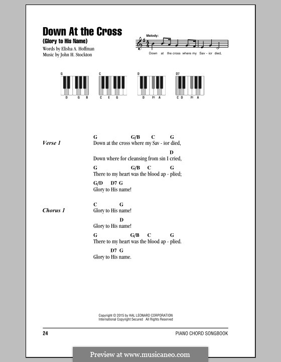 Down at the Cross (Glory to His Name): Letras e Acordes by John H. Stockton