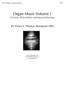 Organ Music Volume 1, 9TH.00025: Organ Music Volume 1 by Komposer MD