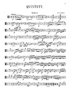 String Quintet in F Major: viola parte I by Adolf Fredrik Lindblad