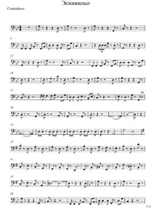 Toreador's Song: Para quinteto de cordas by Georges Bizet