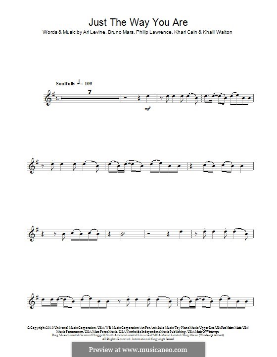 Instrumental version: para clarinete by Ari Levine, Khalil Walton, Khari Cain, Bruno Mars, Philip Lawrence