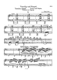 Venice and Naples, S.159: set completo by Franz Liszt