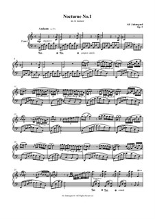 Nocturne No.1, Op.3: Nocturne No.1 by Ali Jahangard