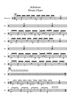 Achelous: Drum chart by Tim Neilson