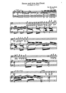 Iphigenia in Tauris, Wq.46: Szene und Arie des Orest by Christoph Willibald Gluck