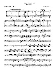 Overture: Parte Violoncelo by Mikhail Glinka