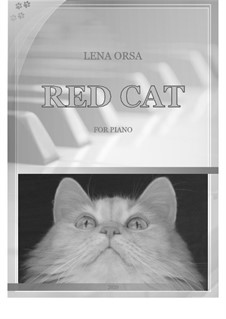 Red Cat: Para Piano by Lena Orsa