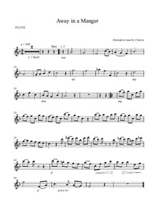 Away in a Manger (Alternative tune): parte flauta by JJ