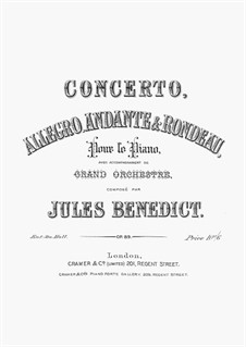 Piano Concerto No.2, Op.89: versão para piano by Julius Benedict