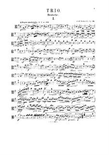 Trio for Oboe, Viola and Piano, Op.34: parte viola by Adolf Ruthardt