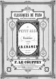 Le Petit Rien: Le Petit Rien by Johann Baptist Cramer